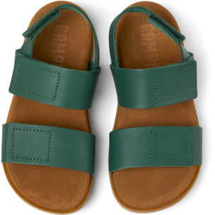 CAMPER Brutus - Sandalias Verde Infantil Unisex