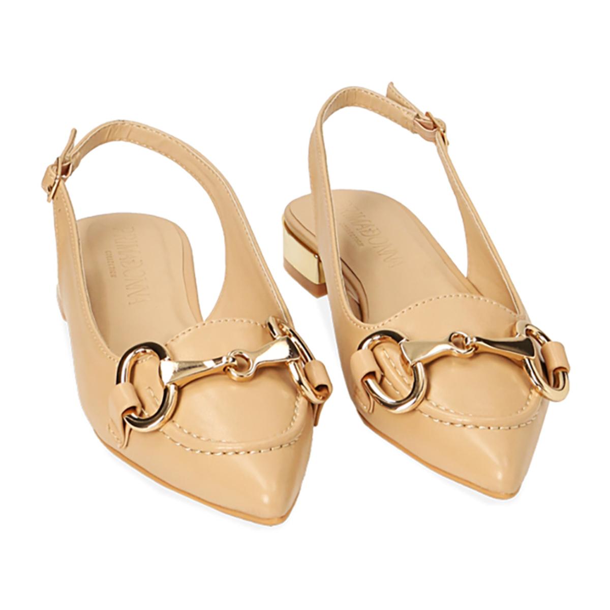 Ballerine beige slingback