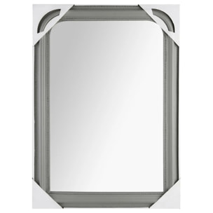 Miroir "Adele" gris - bois 74x104 cm