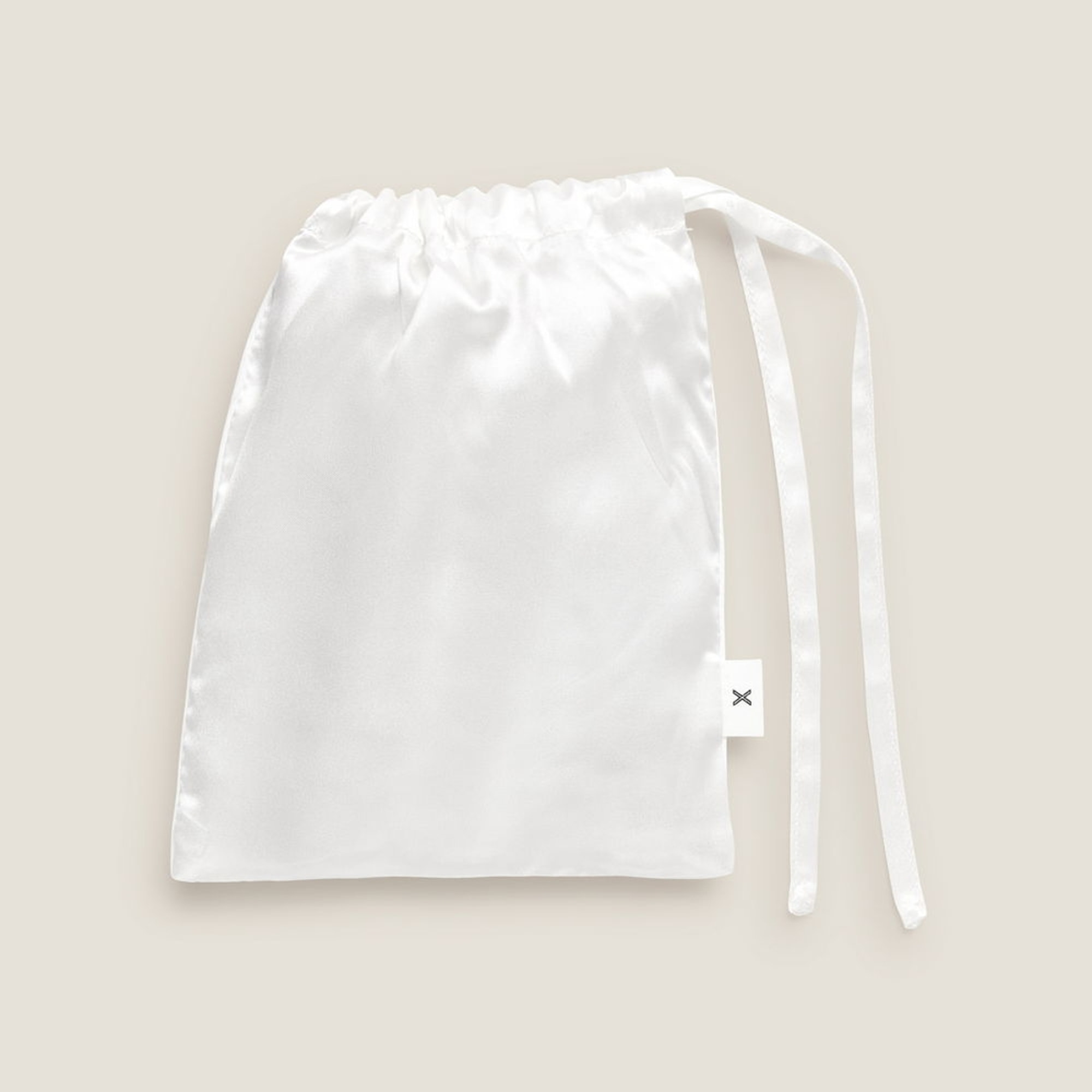 Funda de almohada seda y algodón satén 300 hilos Silkcot color blanco Seda