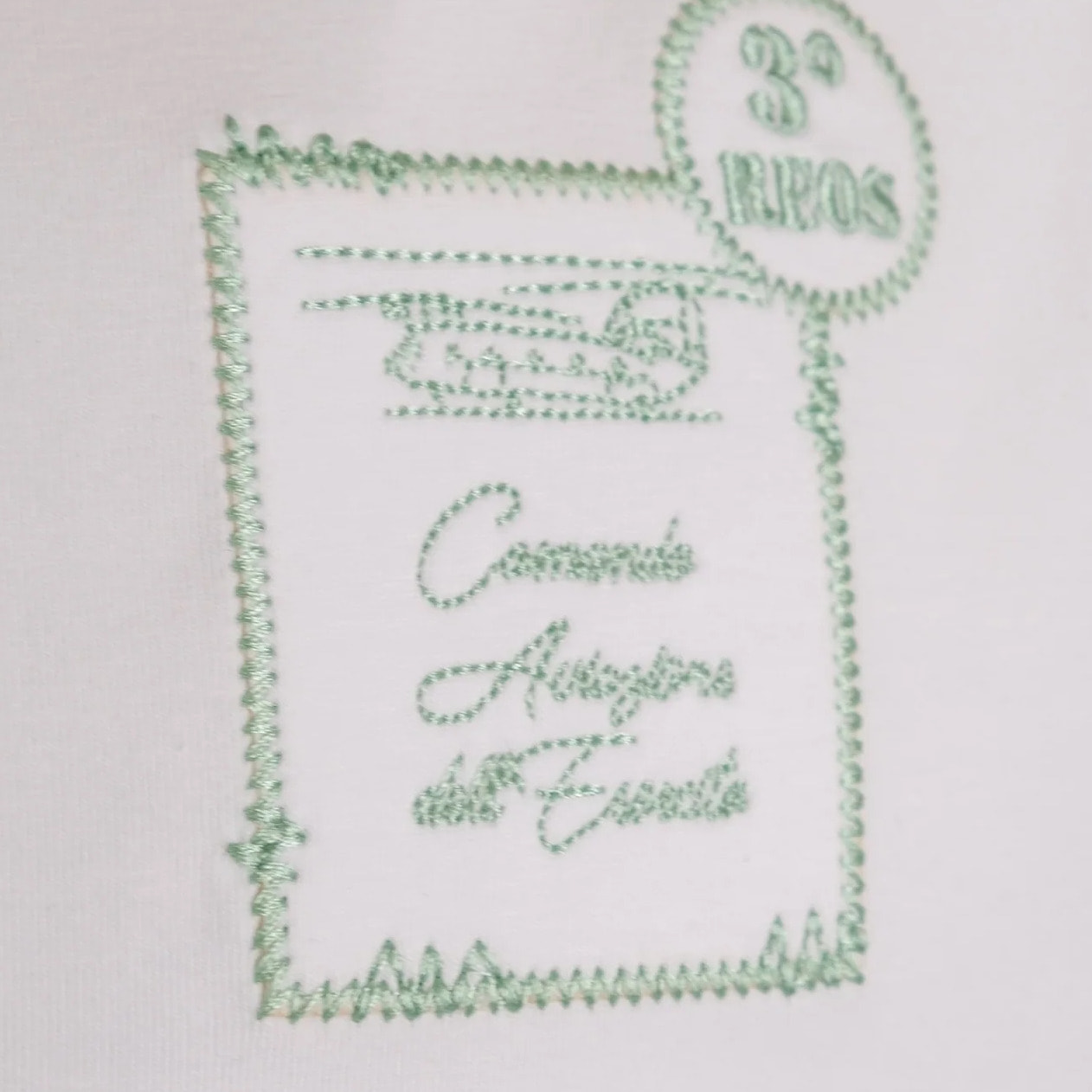 T-shirt Esercito a maniche corte bianca uomo