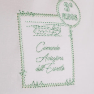 T-shirt Esercito a maniche corte bianca uomo