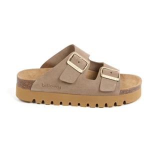 Sandalo Piattaforma Donna Marrone BILLOWY MARRONE