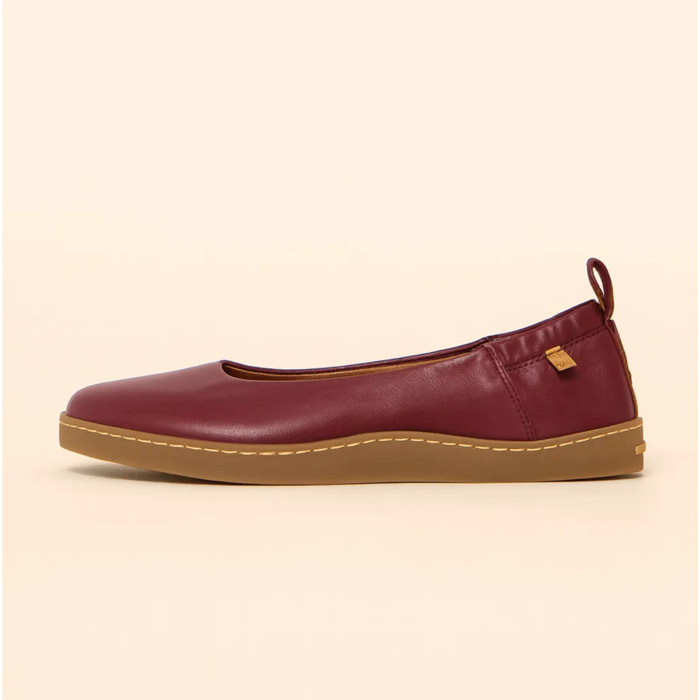 Bailarinas N5912 SOFT NAPPA BURDEOS/ ORIGEN color Burdeos