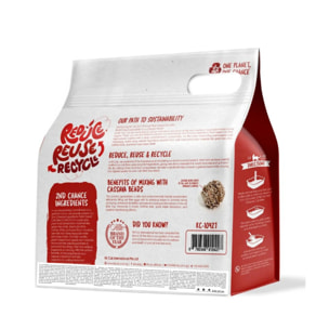 Kit Cat Arena Eco 2nd Chance - Black Tea 2,5 Kg Hojas de Té Negro, Guisante y Yuca