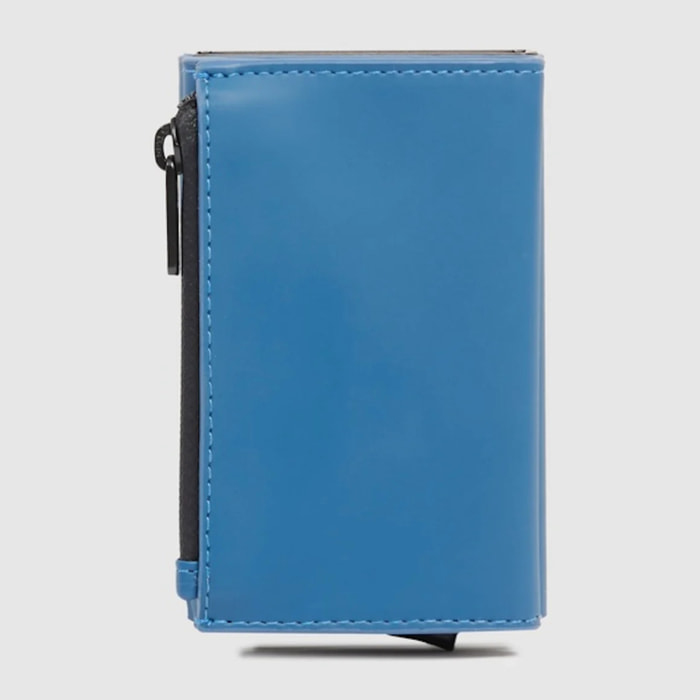 Piquadro Portafoglio compatto con portacarte automatico, porta monete e protezione RFID