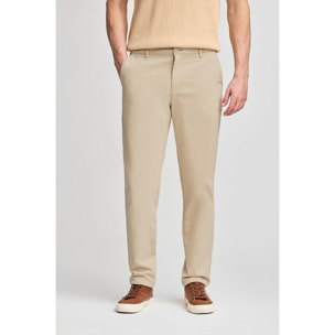 Pantaloni chino Vanya beige con ricamo Polo Club