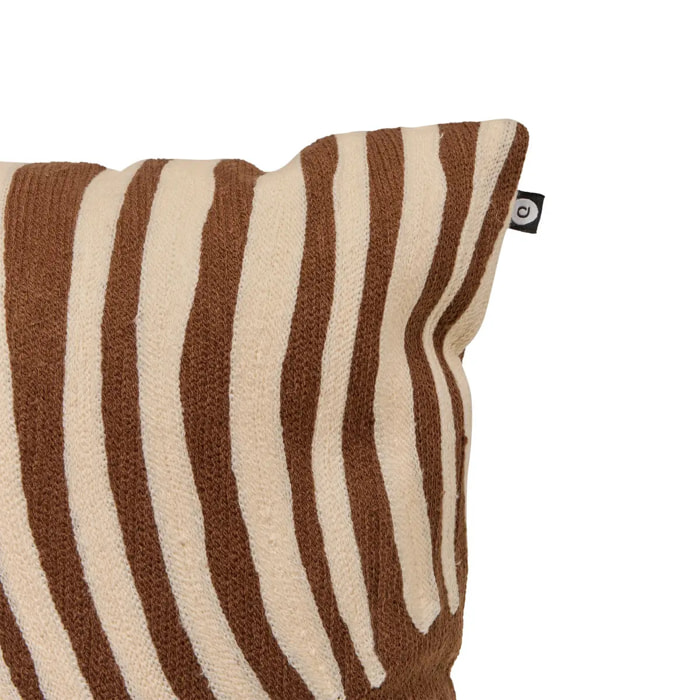 Coussin Hary marron 45x45cm