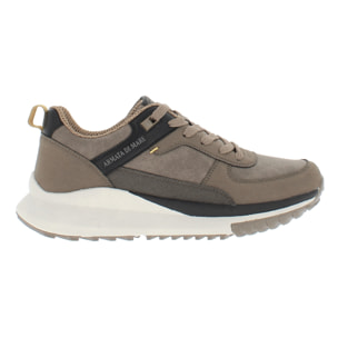 Armata di Mare Scarpe Uomo Sneakers Casual Stringate con Soletta Rimovibile in Memory Foam AMU W24N623 Taupe