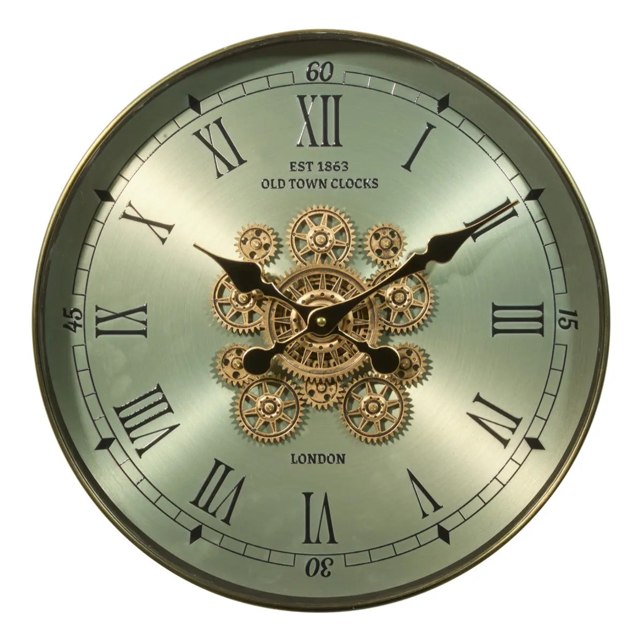 Horloge Michel D45cm vert