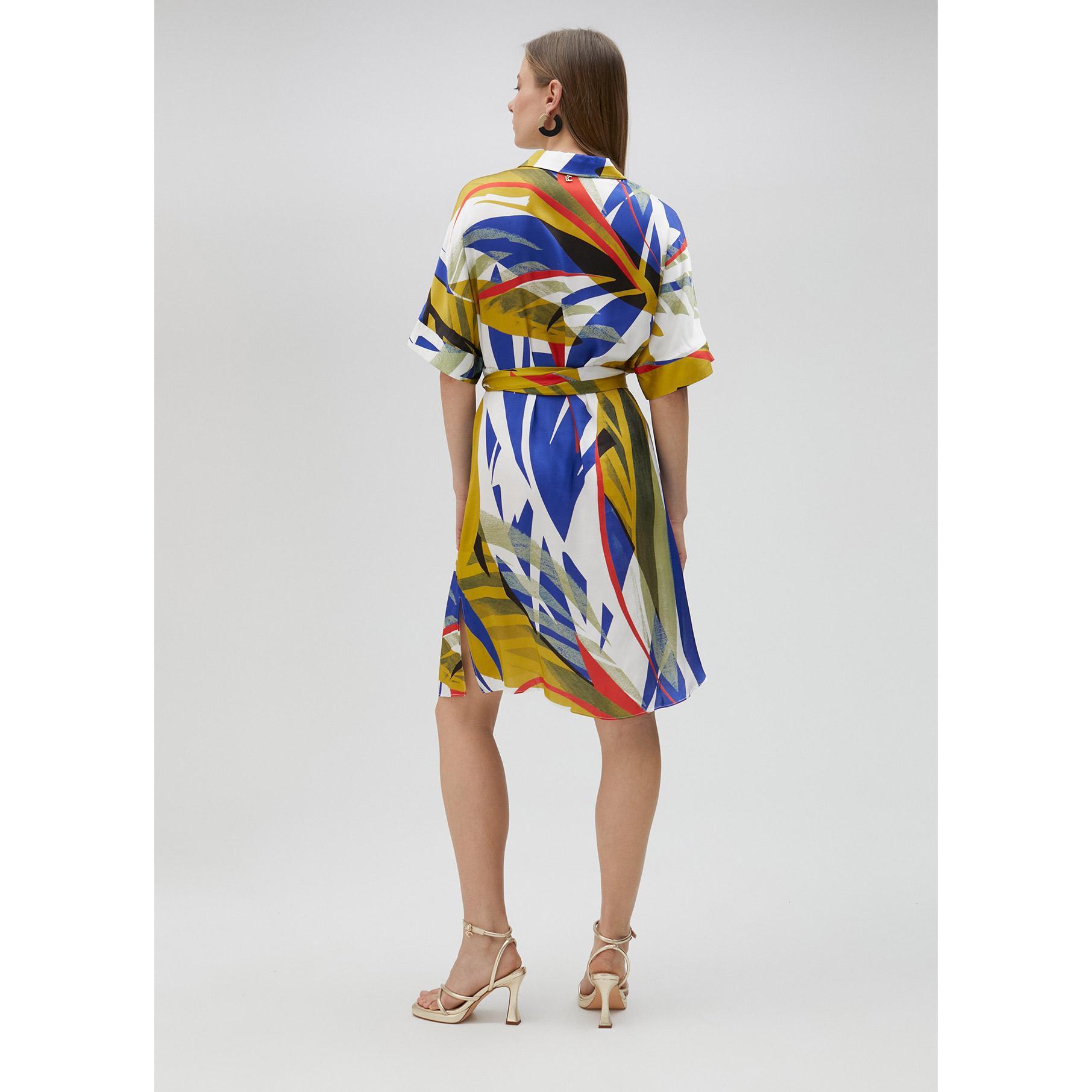 Vestito corto con stampa