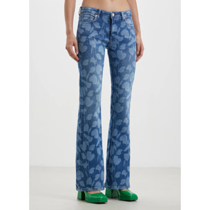 Jeans lungo fiori