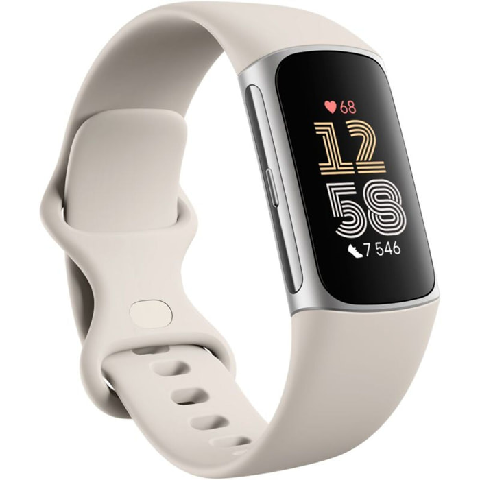 Montre santé FITBIT Charge 6 Argent et porcelaine