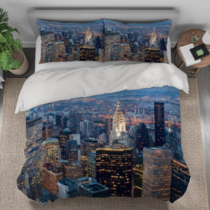 Parure copripiumino matrimoniale stampa in digitale city