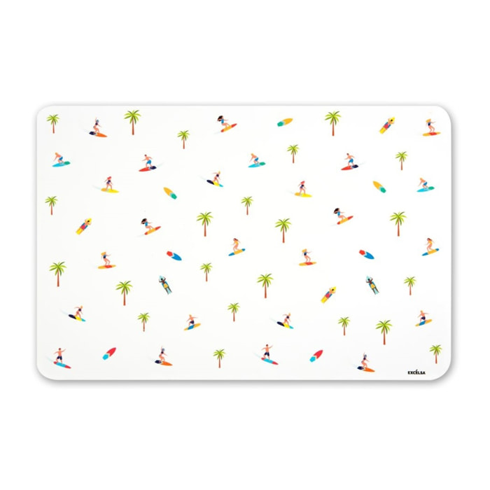 Set de 6 sets de table rectangulaires Excelsa – Honolulu, Polypropylène Multicolore