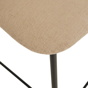 Tabouret de bar Jasny beige 52,5x48cm