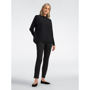 Elena Mirò - Jeans skinny en denim lavado washed - Negro