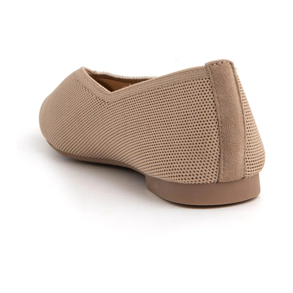 Ballerina micro-intrecciata bicolore - KHAKI
