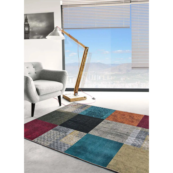 NEILA Alfombra vintage plegable en multicolor, varias medidas disponibles