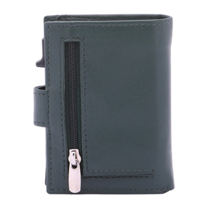 Portafoglio  da uomo In Vera pelle Made in Italy 7,5x10x2,5 cm
