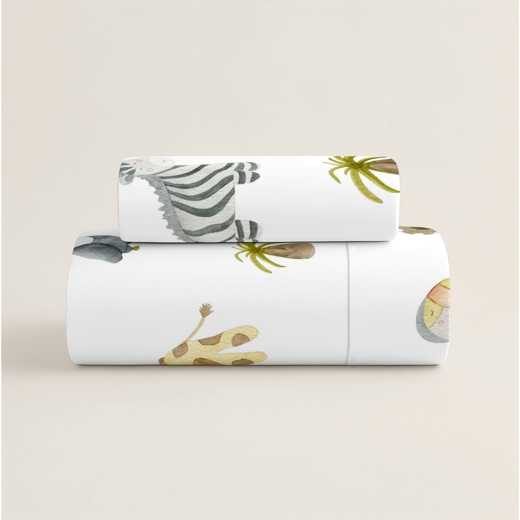 Cool Kids - Funda Nórdica Estampada - Infantil - Cierre Solapa - 100% Algodón - Incluye 1 Funda de Almohada - Serengeti