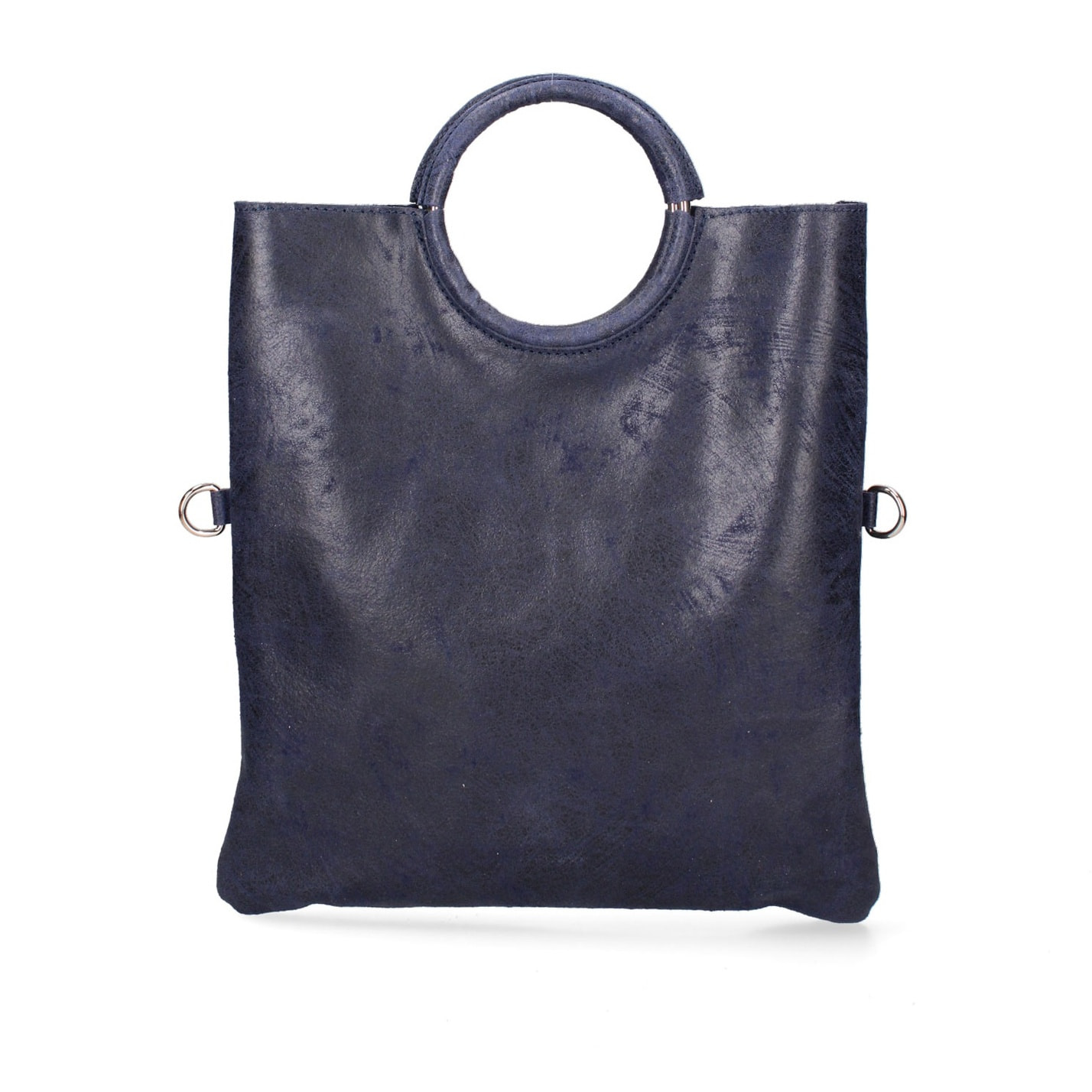 Borsa a mano da donna Made in Italy - Modello Velvet - 100% pelle scamosciata - 29.0 x 30.0 x 1.0 cm
