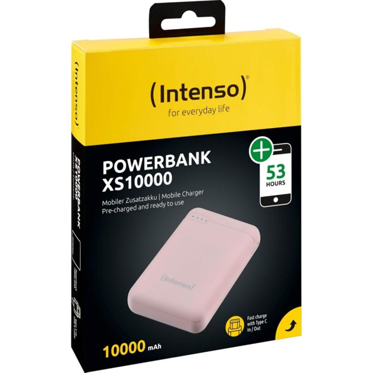 Batterie externe INTENSO 10000 mAh XS Rose