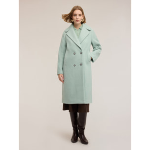 Motivi - Cappotto doppiopetto - Verde acqua