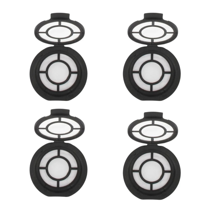 Ensemble de 4 capsules à café réemployables compatibles Senseo Fackelmann Petit Déjeuner