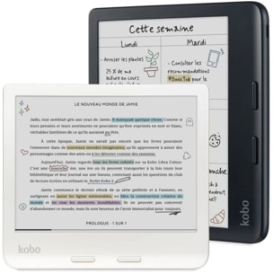 Liseuse eBook KOBO Libra Colour Blanche