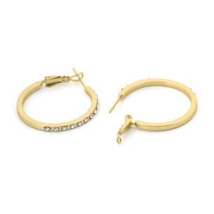 Pendientes Ani acabado oro amarillo 18k