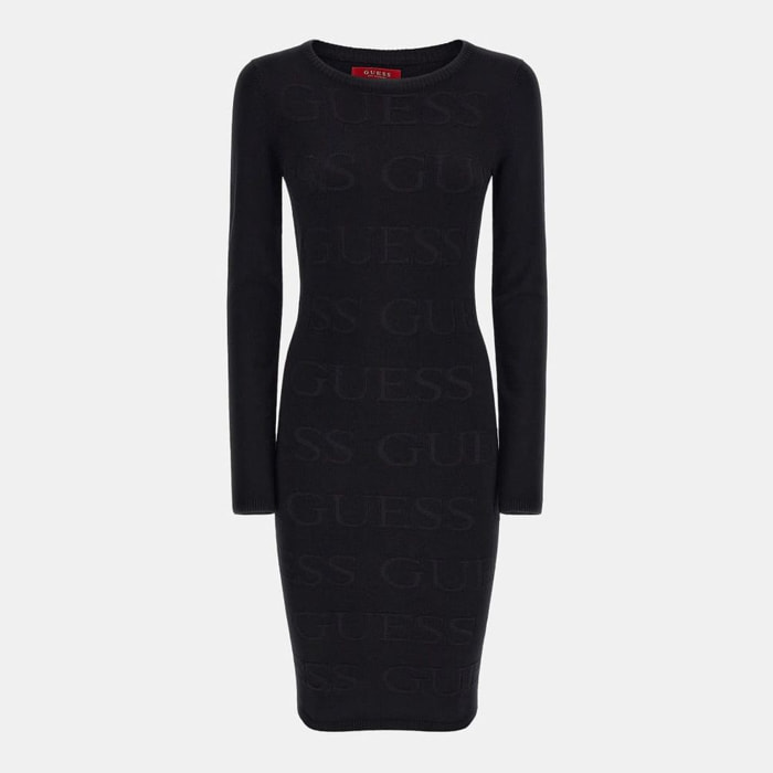 GUESS - Robe Dendy - coupe slim - logo - noir