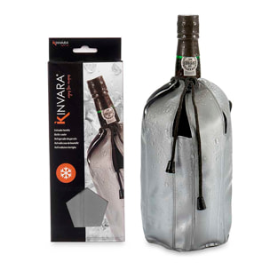 ENFRIADOR BOTELLA VINO GRIS