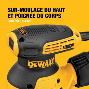Ponceuse excentrique 280 W - 125 mm - DEWALT - DWE6423-QS