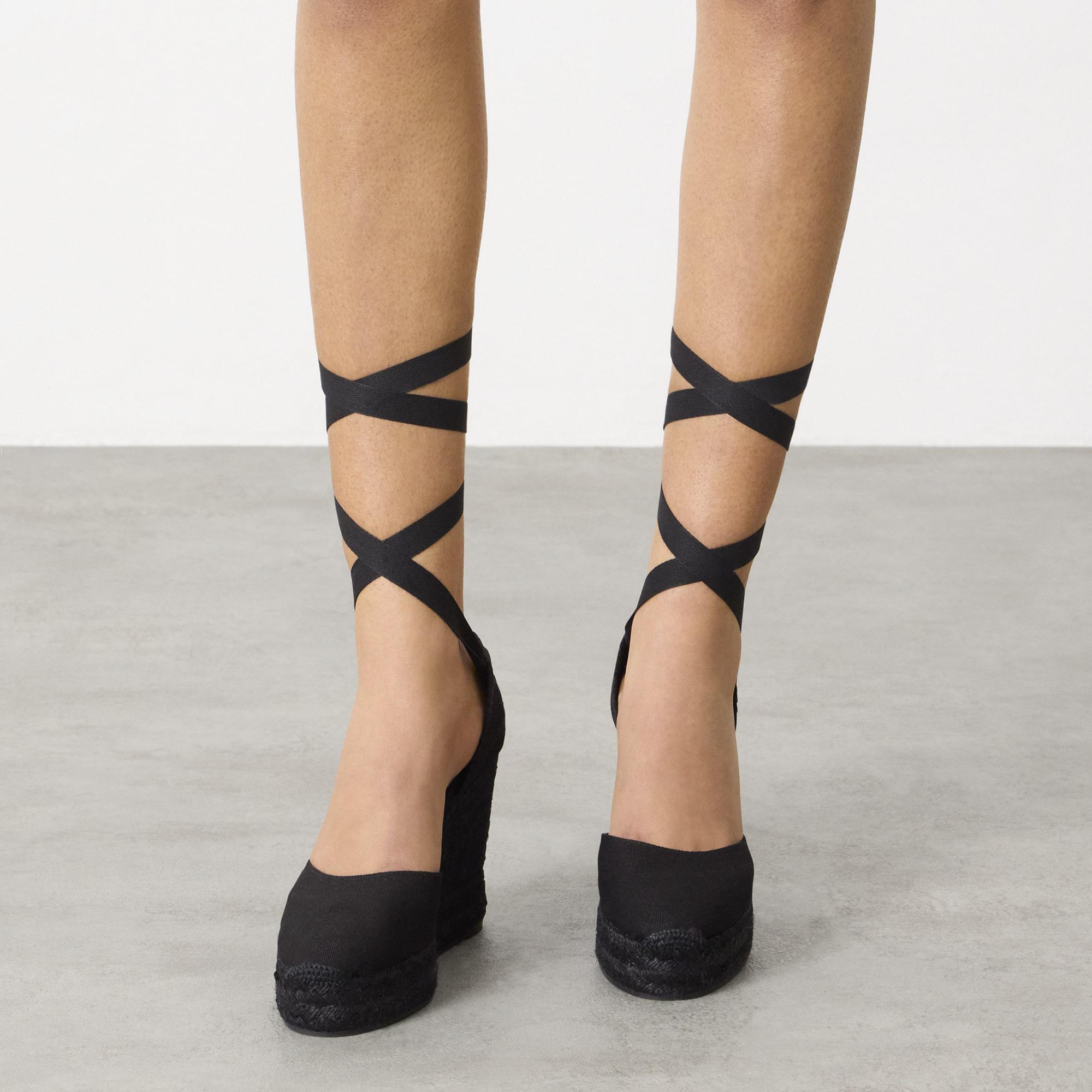 Alpargata Carina cuña de yute 11cm doble plataforma