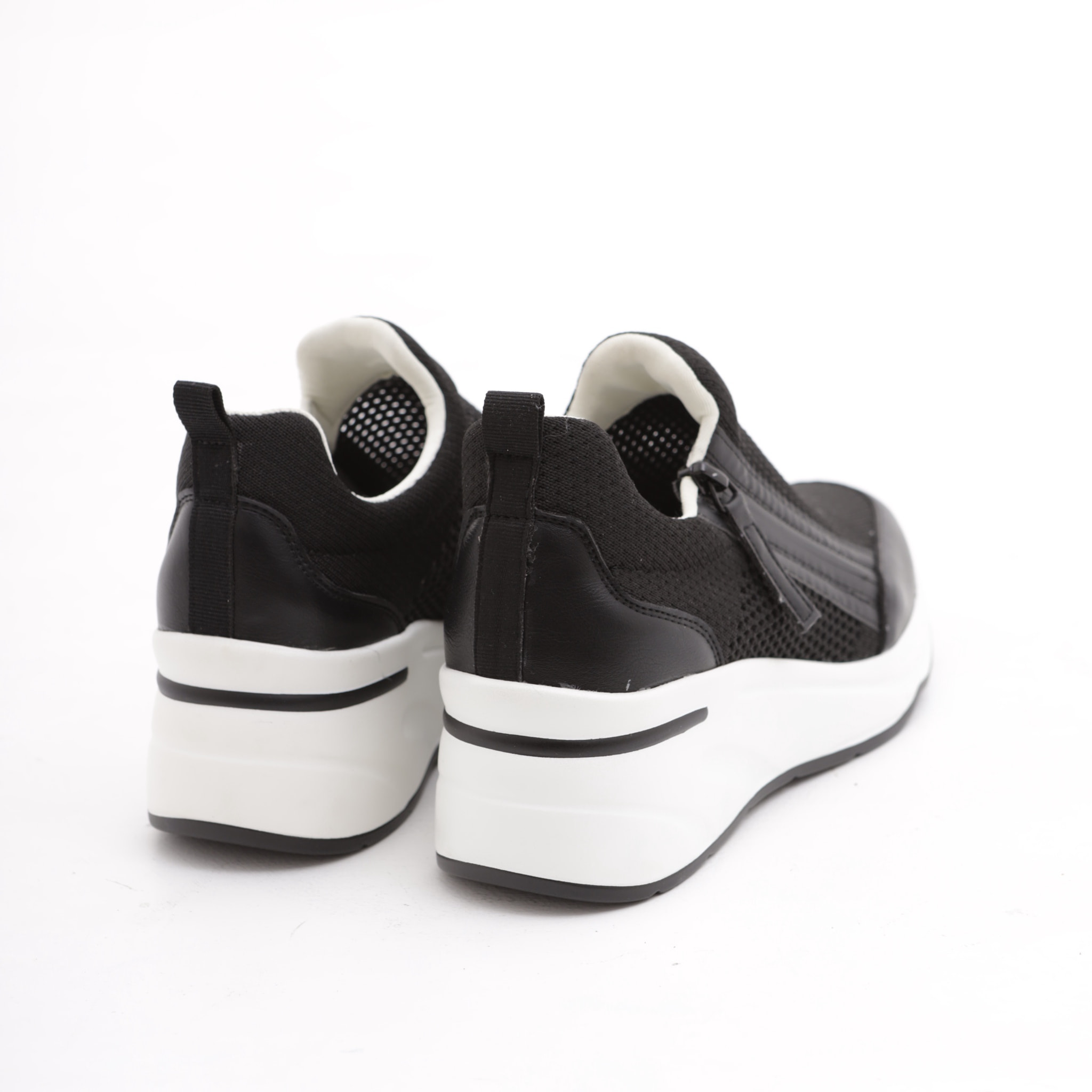 SNEAKERS RETE CHOCOLA' NERO