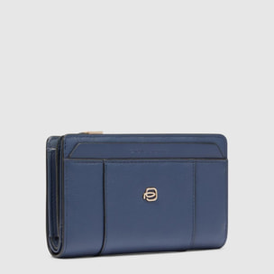 Piquadro Portafogli da con portamonete, porta carte di credito e protezione RFID