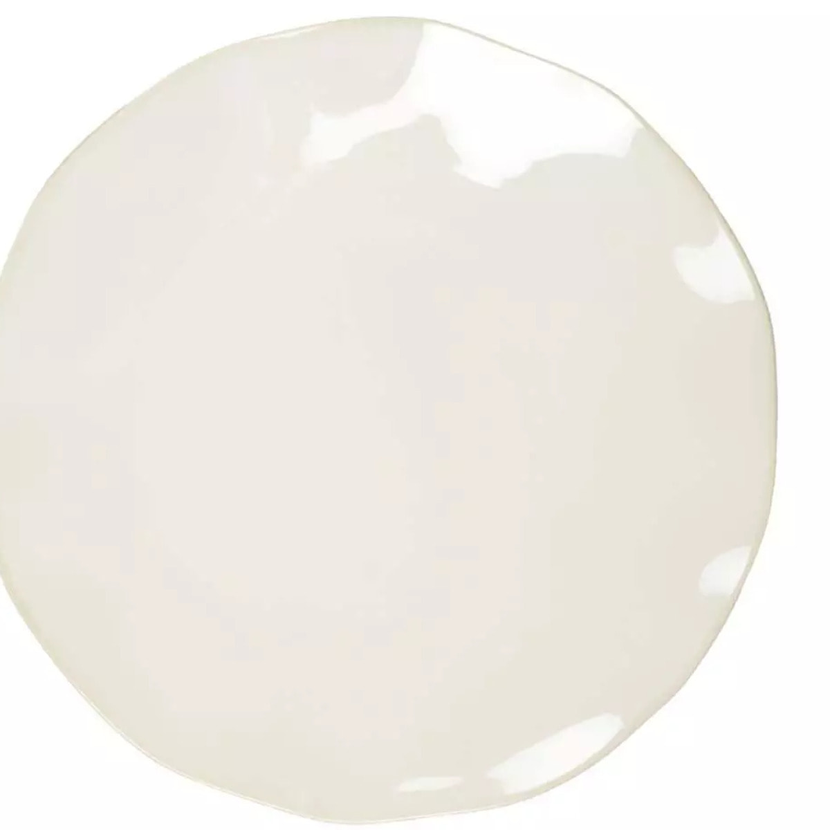 Lot de 6 ASSIETTE PLATE BLANCHE ROSA 27X27X2.8CM