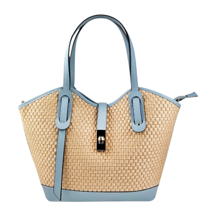 Borsa a mano Cheval Firenze Gallipoli Celeste