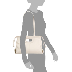 Bauladu Borsa Tote Donna. Pelle autentica Dollaro.