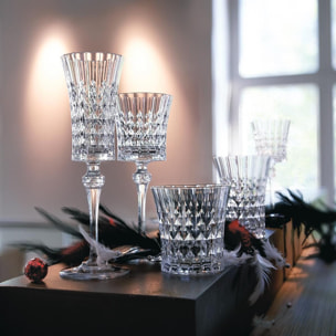 Set di 24 bicchieri da vino e acqua Lady Diamond- Cristal d'Arques