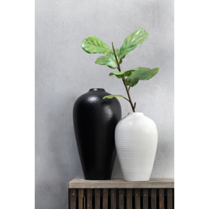 J-Line vase - céramique - noir - large - 50 cm de hauteur