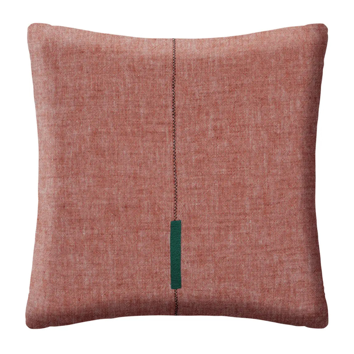 Coussin "Linah" coton rose terracotta 55x55cm