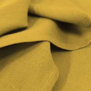 Serviette pur coton motif jacquard jaune Bastide curry