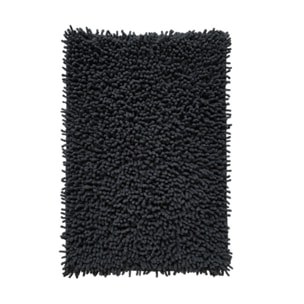 Tapis de salle de bain rectangulaire 40 x 60 cm en coton chenille - SHAGGY