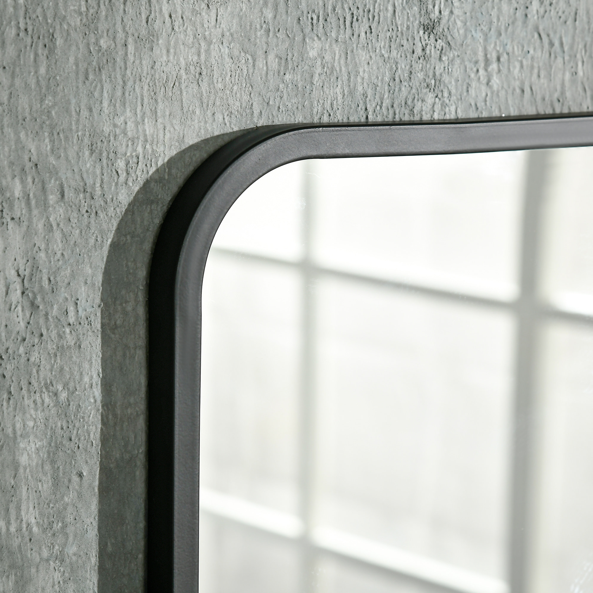 Espejo Decorativo de Pared 50x70 cm con Estante de Almacenamiento para Salón