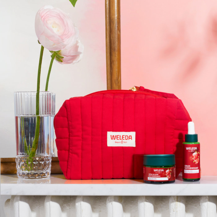 WELEDA - TROUSSE VISAGE GRENADE MACA : Crème de Jour + Sérum raffermissant - 40+30 ml