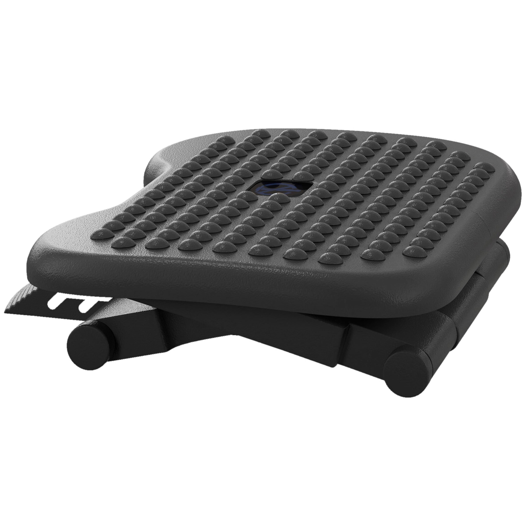 Repose-pieds bureau ergonomique hauteur et inclinaison réglables 46L x 35l cm noir