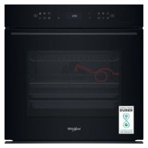 Four encastrable fonction vapeur WHIRLPOOL WOI7A8FPT1SBAF - Pyrolyse - Chaleur tournante - Combiné vapeur - Porte froide