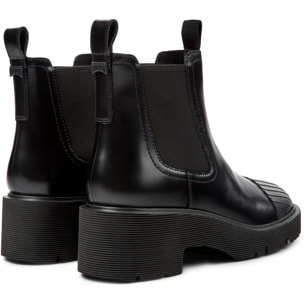 Botines - CAMPER Milah - Negro - Cuero liso